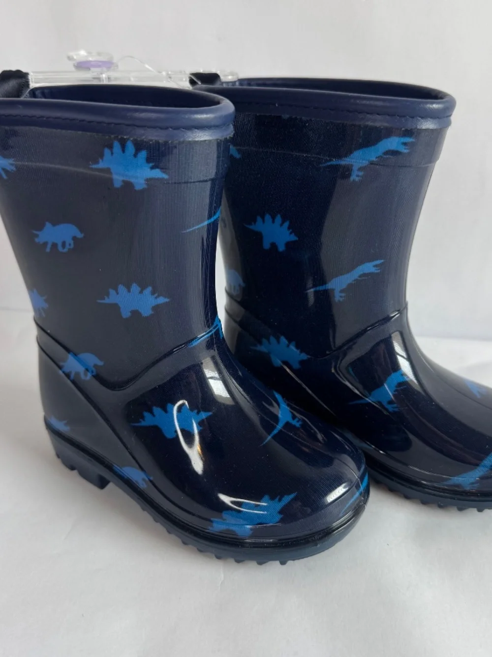 Carter's Little Toddler Boys Sz 6 DINOSAUR Waterproof RAIN BOOTS